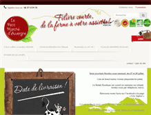 Tablet Screenshot of lepetitmarchedauvergne.fr